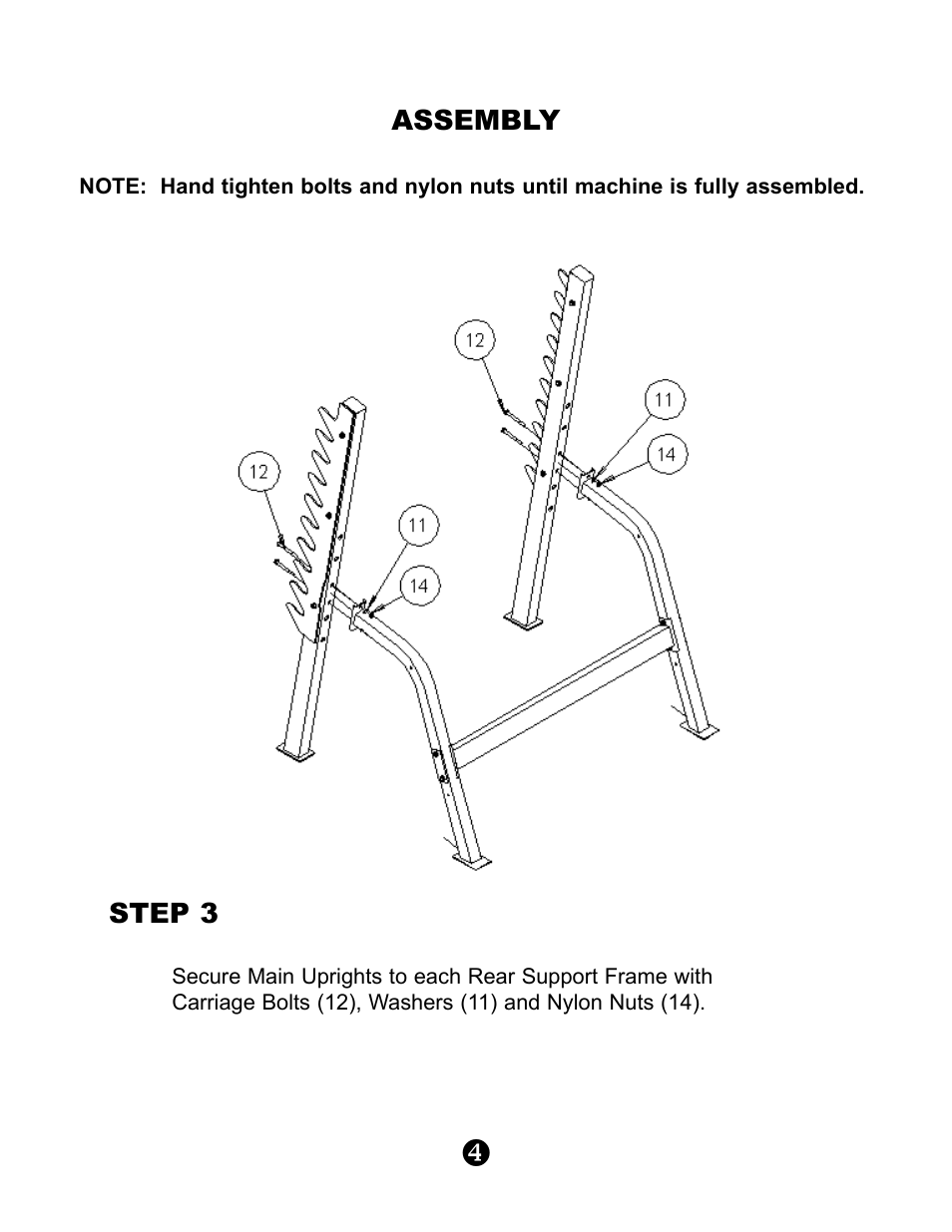 Keys Fitness KPS-SS User Manual | Page 6 / 12