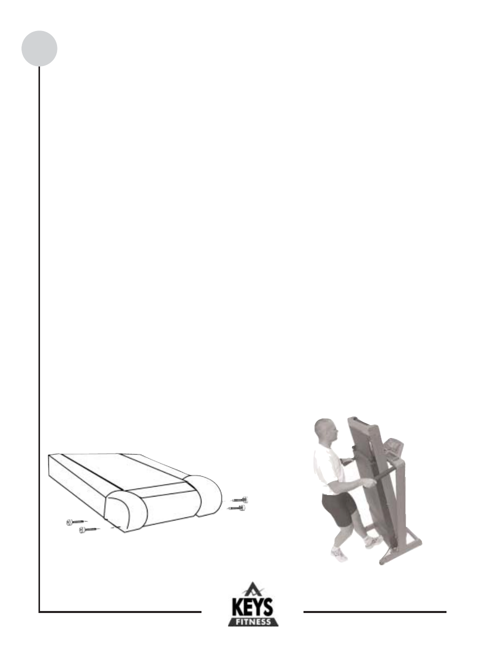 Assembly, moving instructions | Keys Fitness Discovery 320 DCV320 User Manual | Page 7 / 20