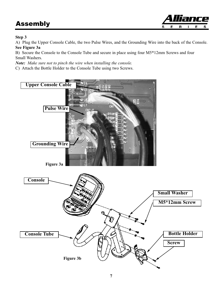 Assembly | Keys Fitness A7e User Manual | Page 7 / 21