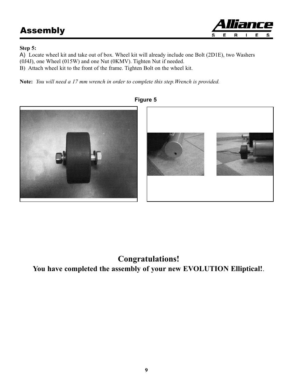 Keys Fitness A7e User Manual | Page 9 / 21