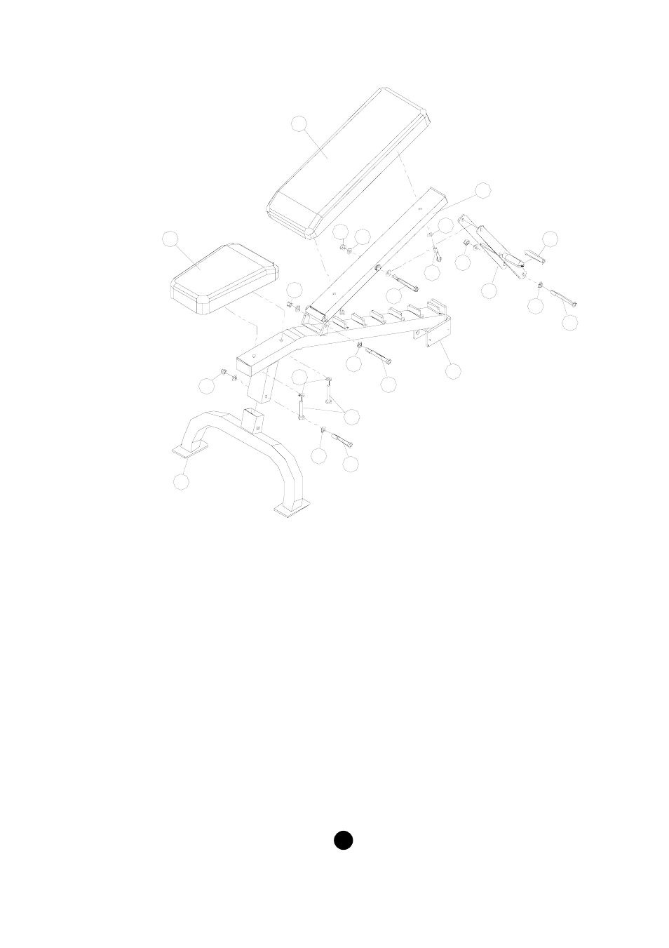 Step 10 assembly | Keys Fitness KPS-2000 User Manual | Page 13 / 20