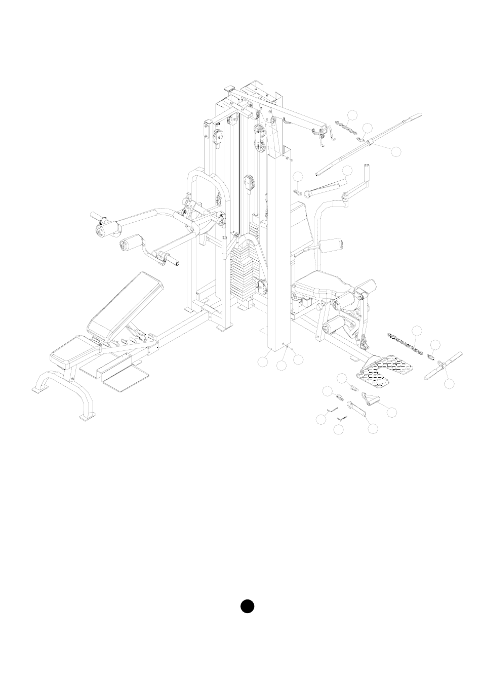 Step 12 assembly | Keys Fitness KPS-2000 User Manual | Page 15 / 20