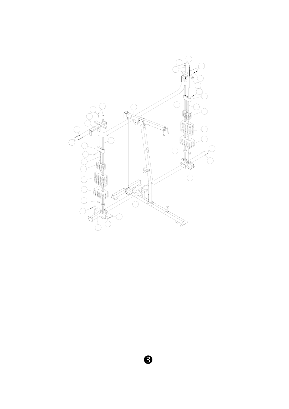 Assembly, Step 2 | Keys Fitness KPS-2000 User Manual | Page 5 / 20