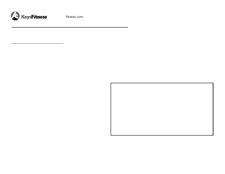 Keys Fitness Series KF-R4.0 User Manual | Page 26 / 36