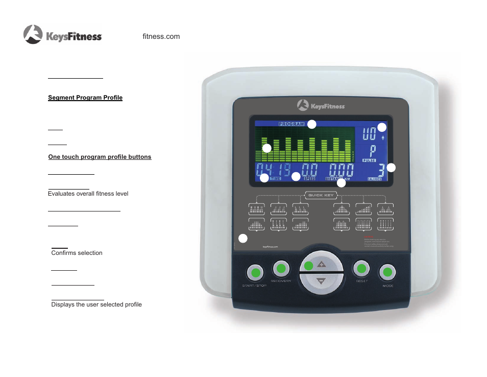 Display | Keys Fitness KF-R2.0 User Manual | Page 18 / 32