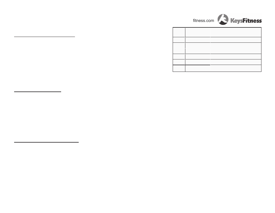 Keys Fitness KF-R2.0 User Manual | Page 21 / 32