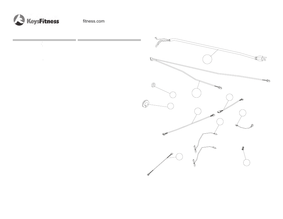 Exploded view / parts list | Keys Fitness KF-T2-0 User Manual | Page 34 / 36