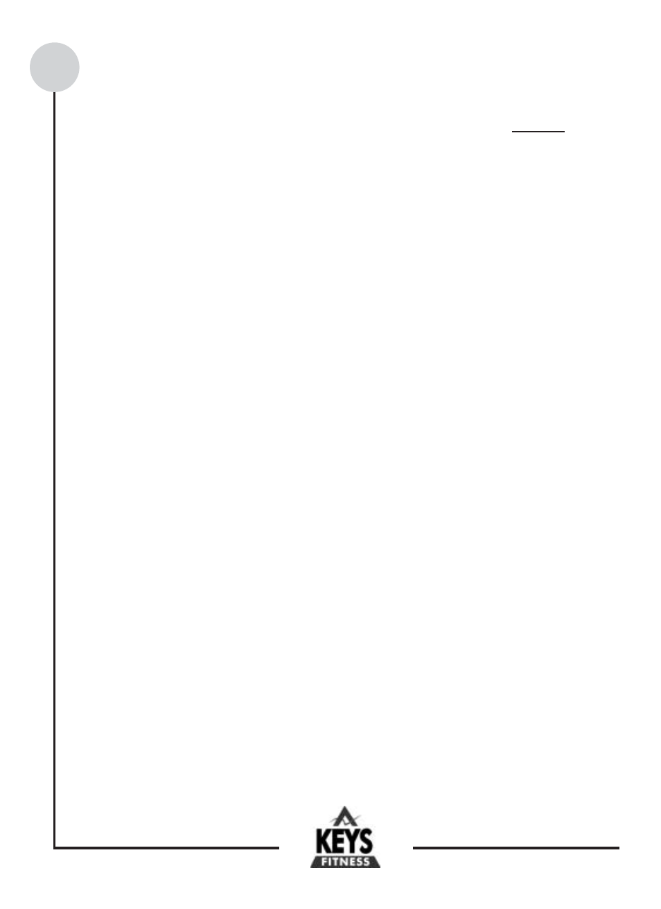Specification sheet | Keys Fitness HT601 User Manual | Page 3 / 20