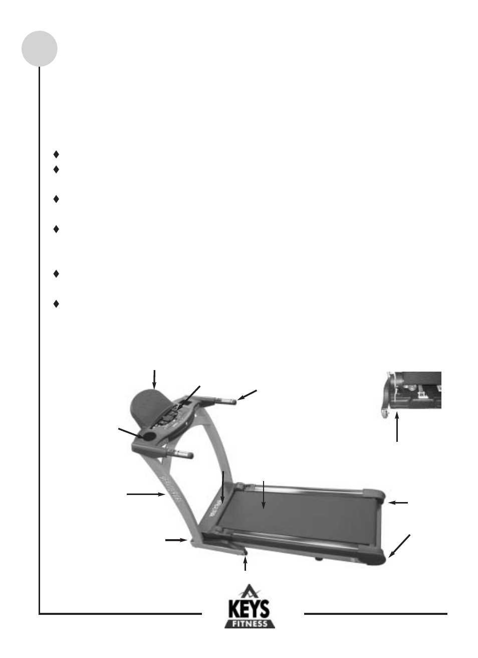 Before you start | Keys Fitness HT601 User Manual | Page 5 / 20