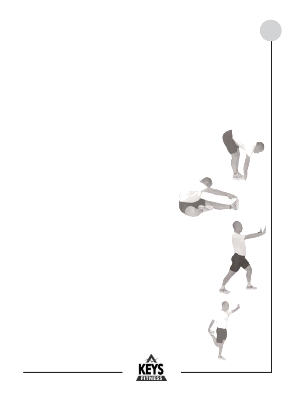Warm up exercises | Keys Fitness HT601 User Manual | Page 6 / 20