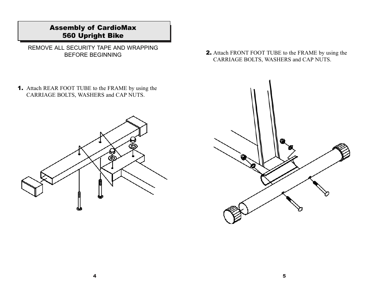 Keys Fitness 560 User Manual | Page 4 / 12