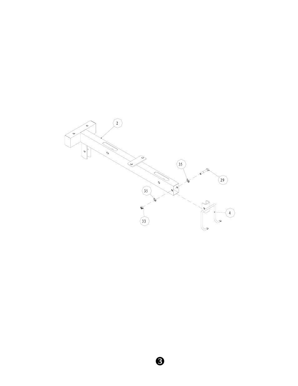 Keys Fitness Power Cage Lat Attachment KPS-PCL User Manual | Page 5 / 12