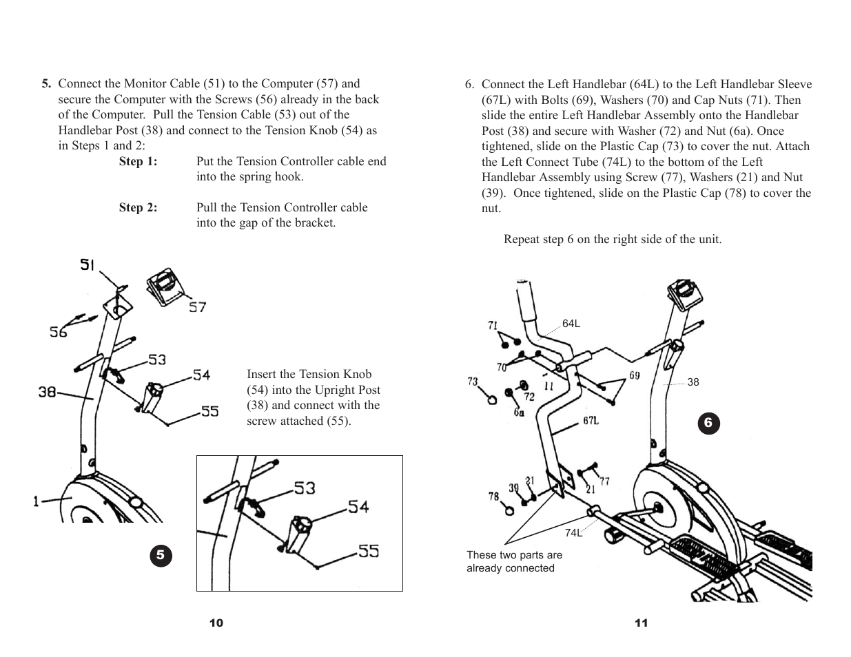 Keys Fitness ET520D User Manual | Page 7 / 11