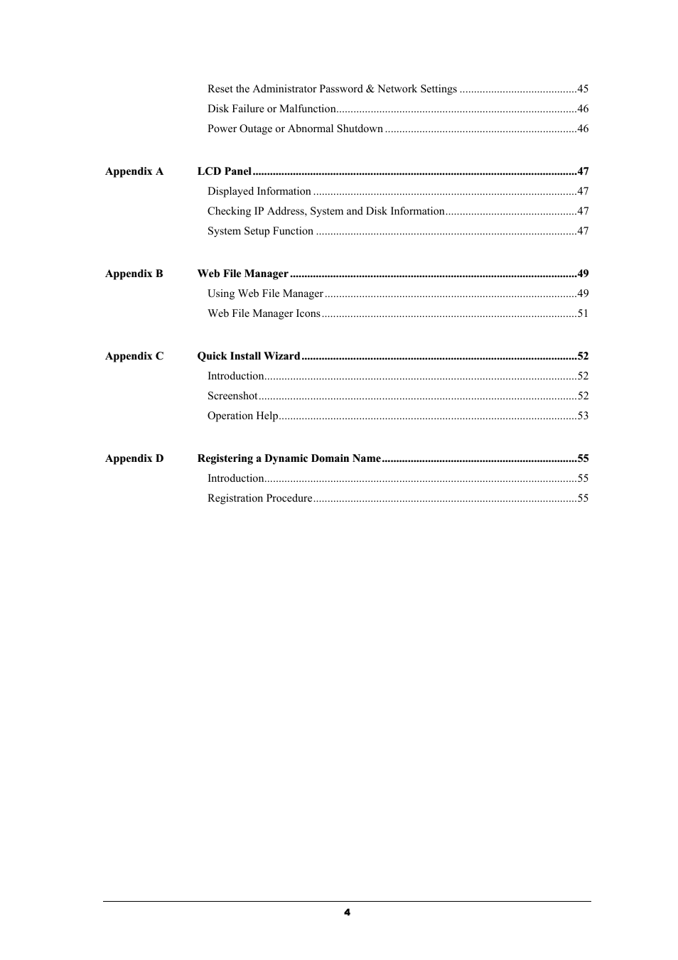 Kanguru Solutions iNAS-100 User Manual | Page 4 / 59