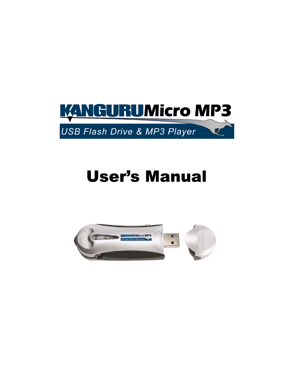 Kanguru Solutions mp3 player and usb flash drive User Manual | 19 pages