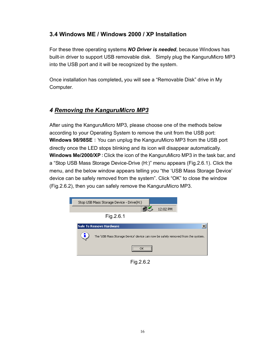 Kanguru Solutions mp3 player and usb flash drive User Manual | Page 17 / 19