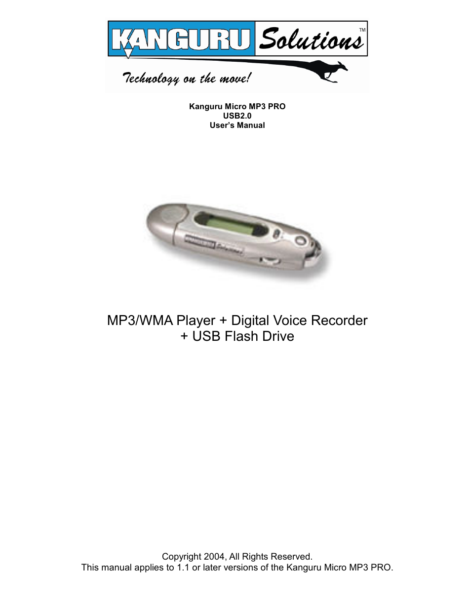 Kanguru Solutions 1.1 User Manual | 22 pages
