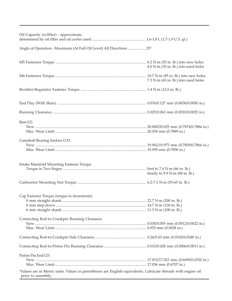 Kohler Command CV730 User Manual | Page 12 / 217