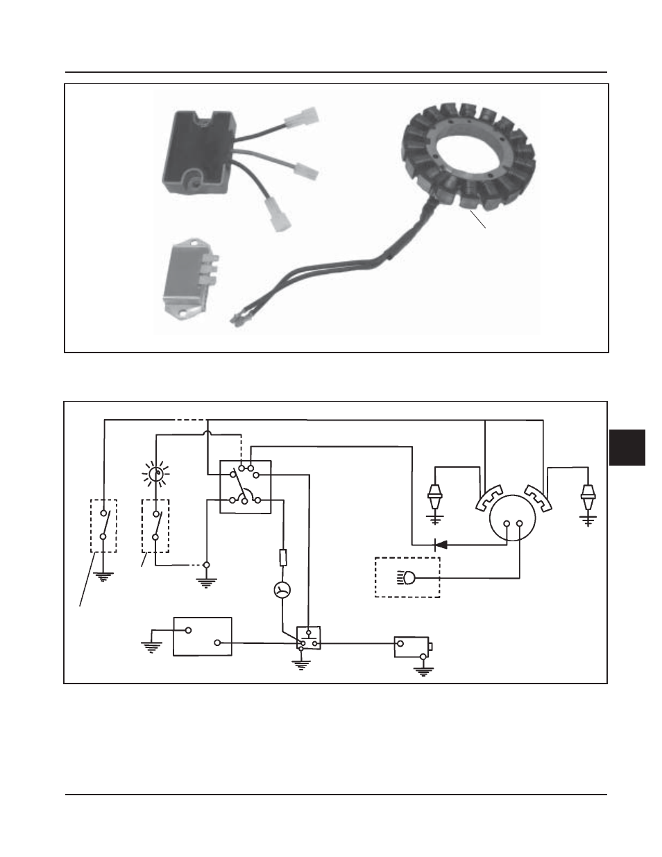 3 amp unregulated charging system | Kohler Command CV730 User Manual | Page 133 / 217