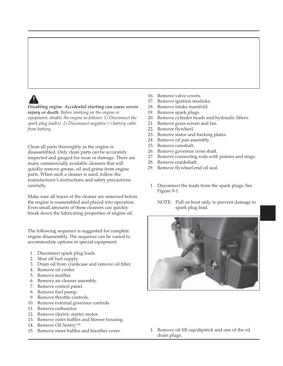 Section 9 disassembly | Kohler Command CV730 User Manual | Page 157 / 217