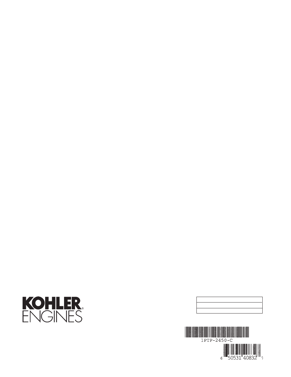 Kohler Command CV730 User Manual | Page 217 / 217