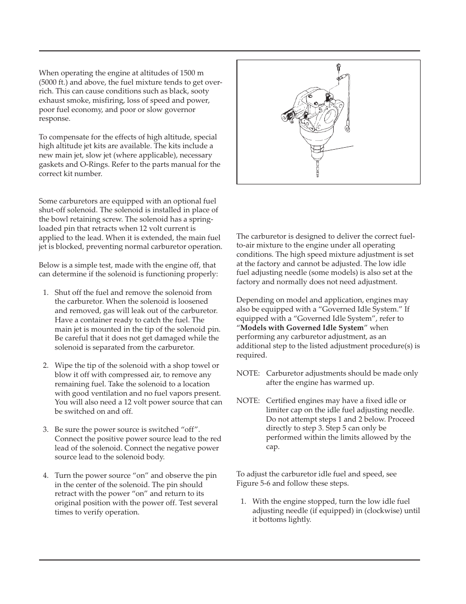 Kohler Command CV730 User Manual | Page 42 / 217