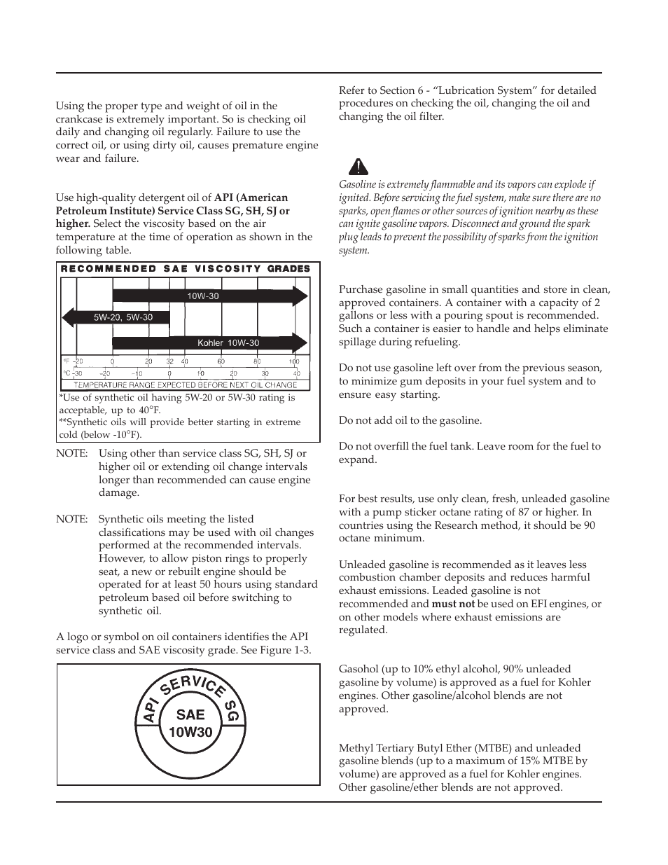 Kohler Command CV730 User Manual | Page 6 / 217