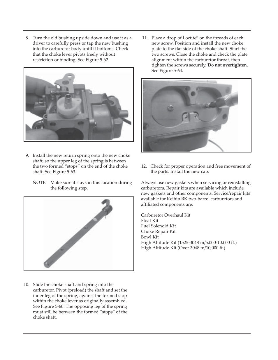 Kohler Command CV730 User Manual | Page 62 / 217