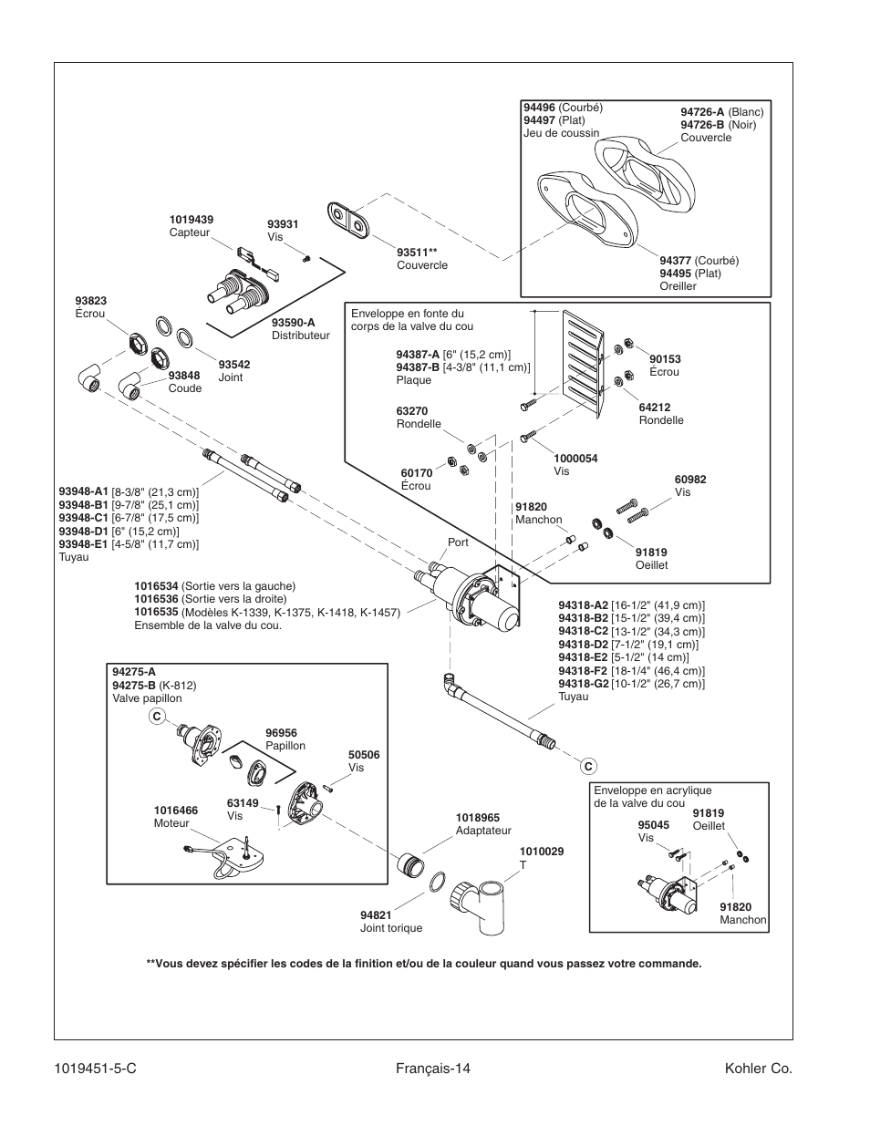 Kohler Bath Whirlpool with Neckjets K-865 User Manual | Page 32 / 56