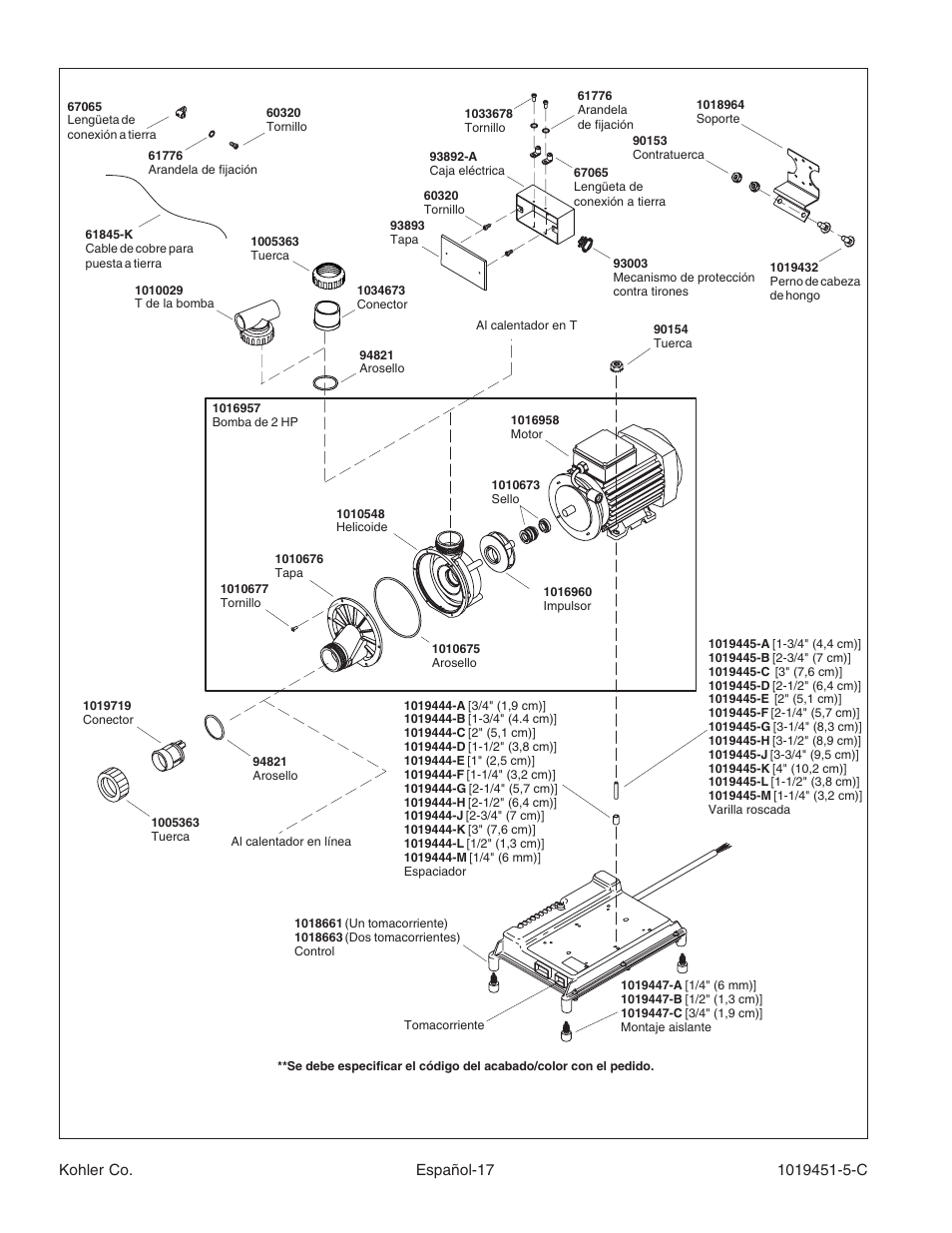 Kohler Bath Whirlpool with Neckjets K-865 User Manual | Page 53 / 56