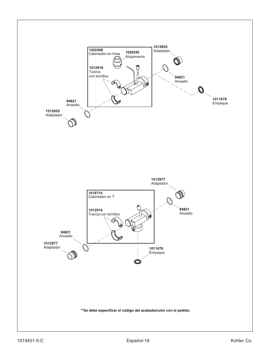 Kohler Bath Whirlpool with Neckjets K-865 User Manual | Page 54 / 56