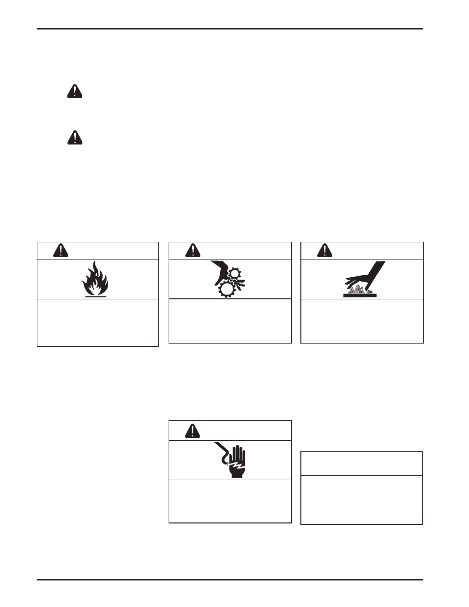 Caution, Warning | Kohler Command CV740 User Manual | Page 2 / 24