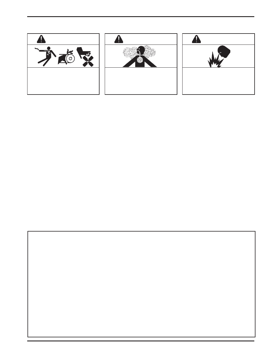 Warning | Kohler Command CV740 User Manual | Page 3 / 24