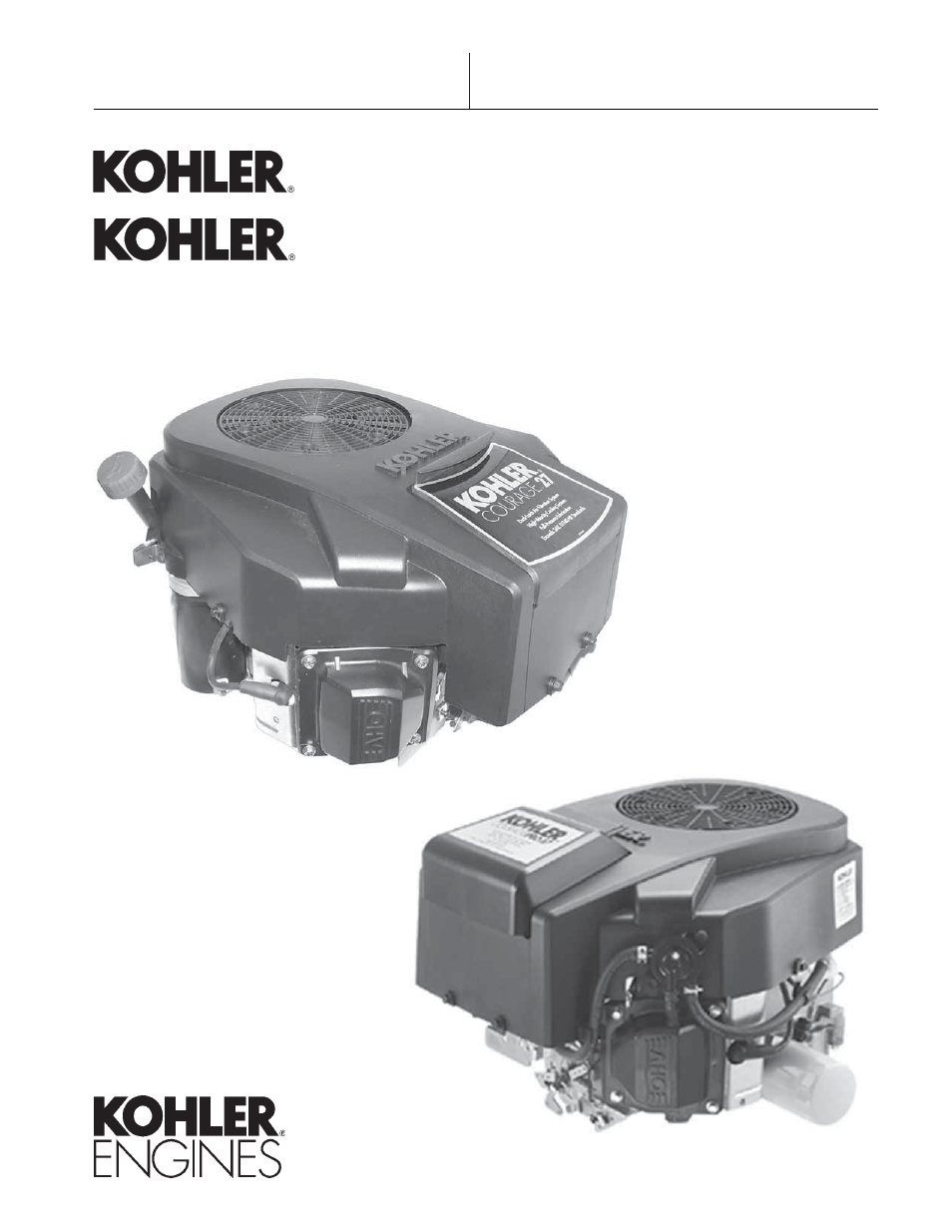 Kohler Courage SV720 User Manual | 20 pages