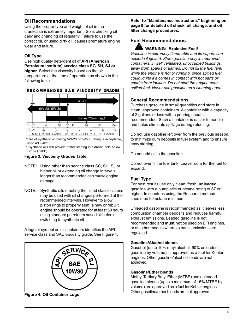 Kohler CH18-26 User Manual | Page 5 / 19