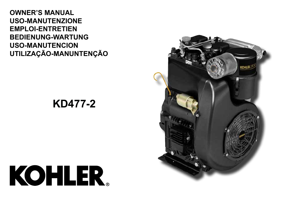 Kohler KD477-2 User Manual | 120 pages