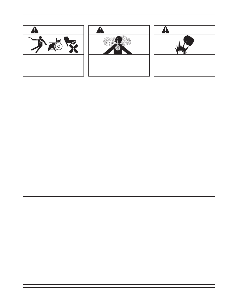 Warning | Kohler Command Pro CV960 User Manual | Page 3 / 20