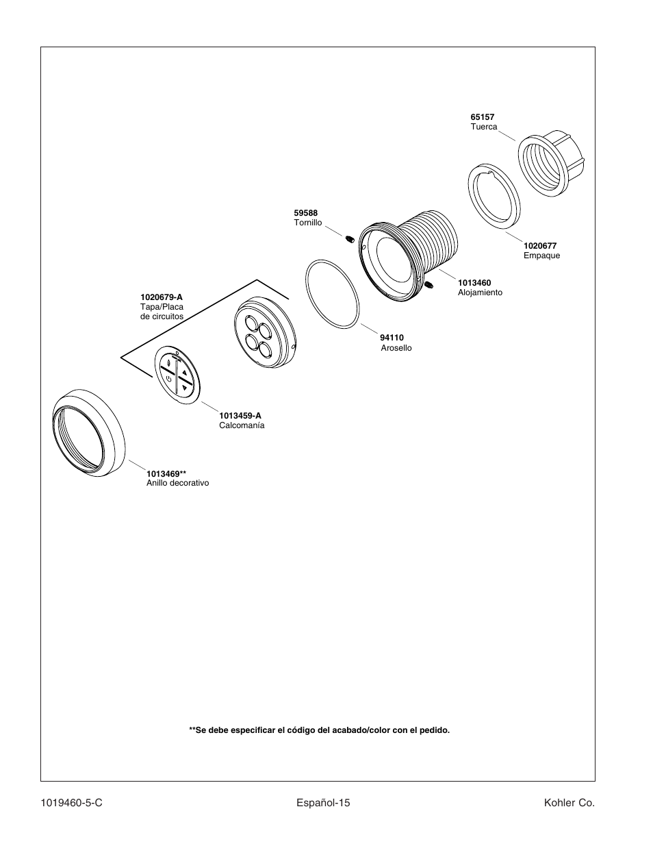 Kohler Bath Whirlpool K-812-H2 User Manual | Page 44 / 48