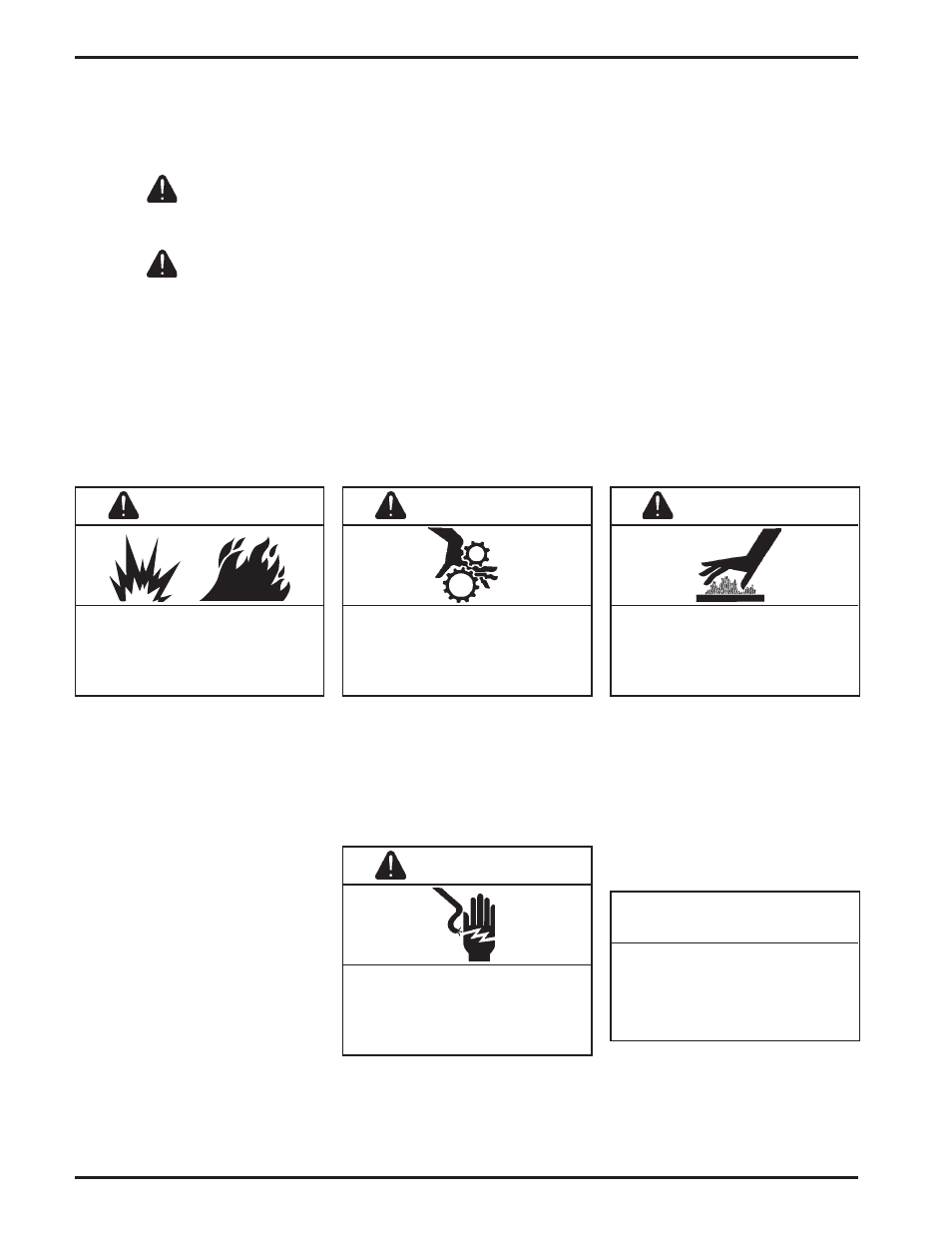 Warning, Caution | Kohler Command Pro CH980 User Manual | Page 2 / 20