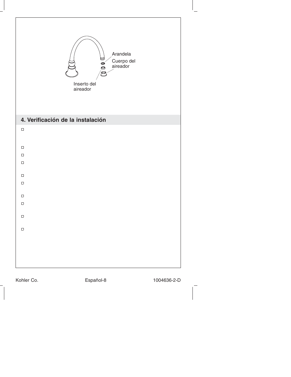 Kohler K-16111 User Manual | Page 23 / 24