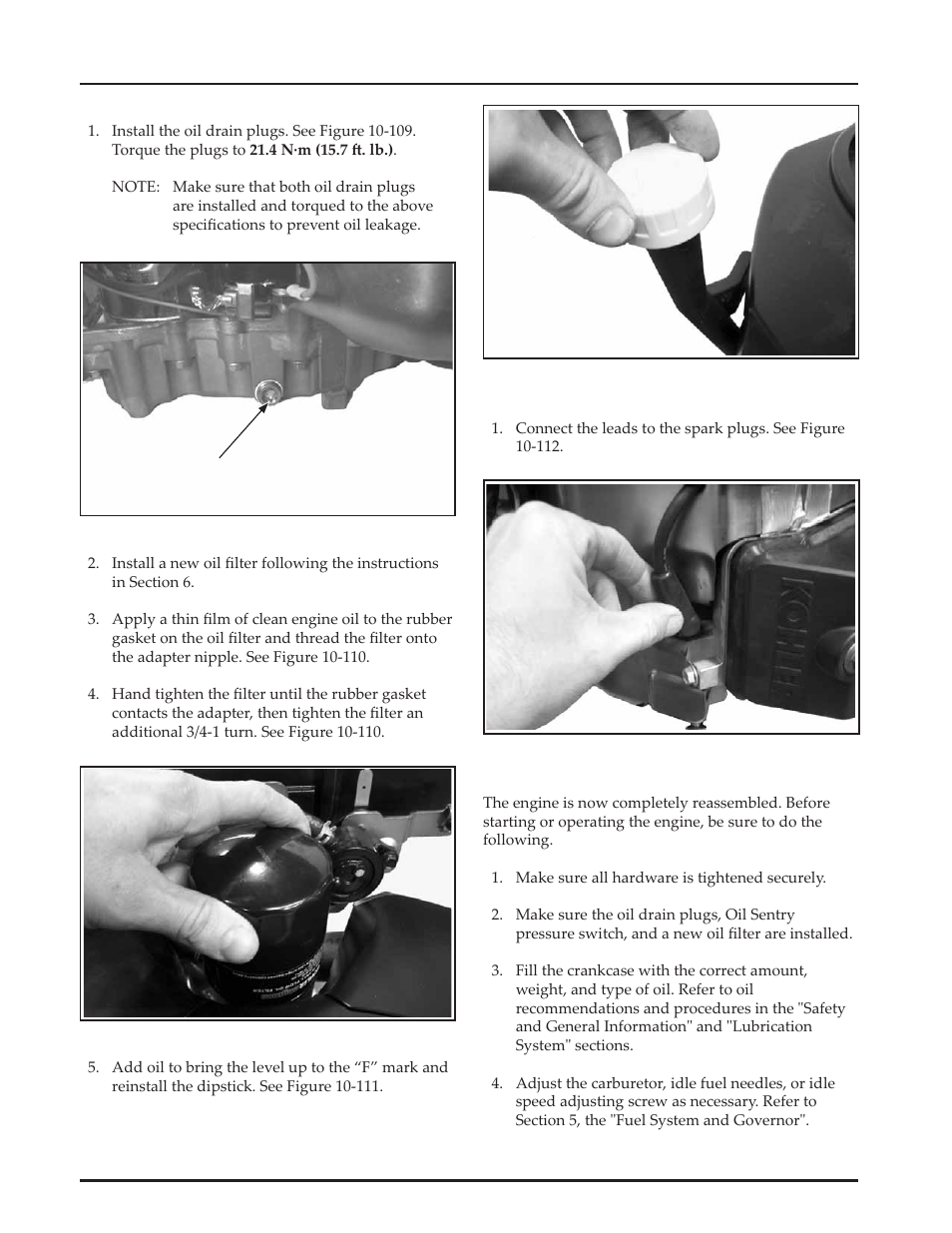 Kohler Command Pro CV980 User Manual | Page 134 / 138