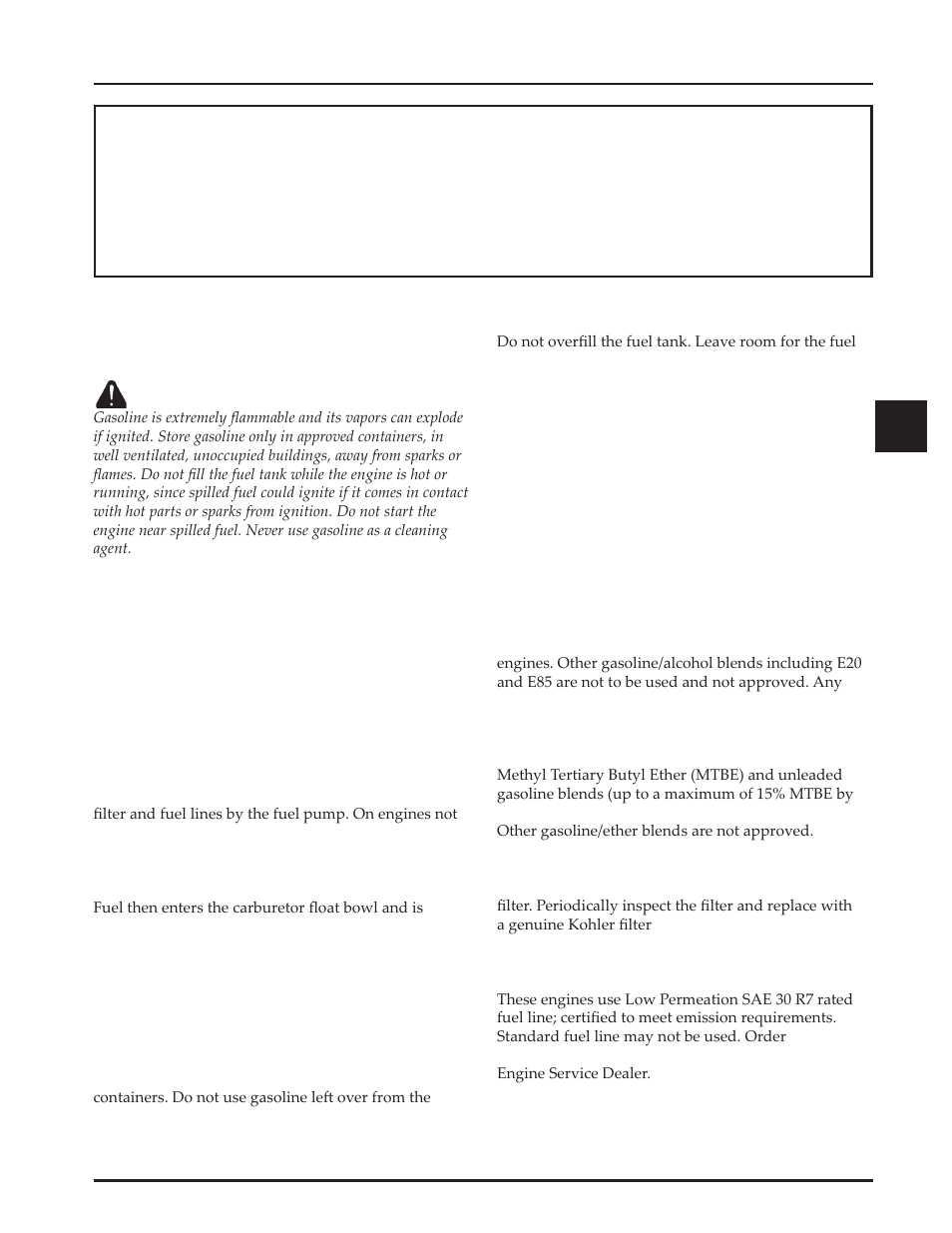 Section 5 fuel system and governor | Kohler Command Pro CV980 User Manual | Page 29 / 138