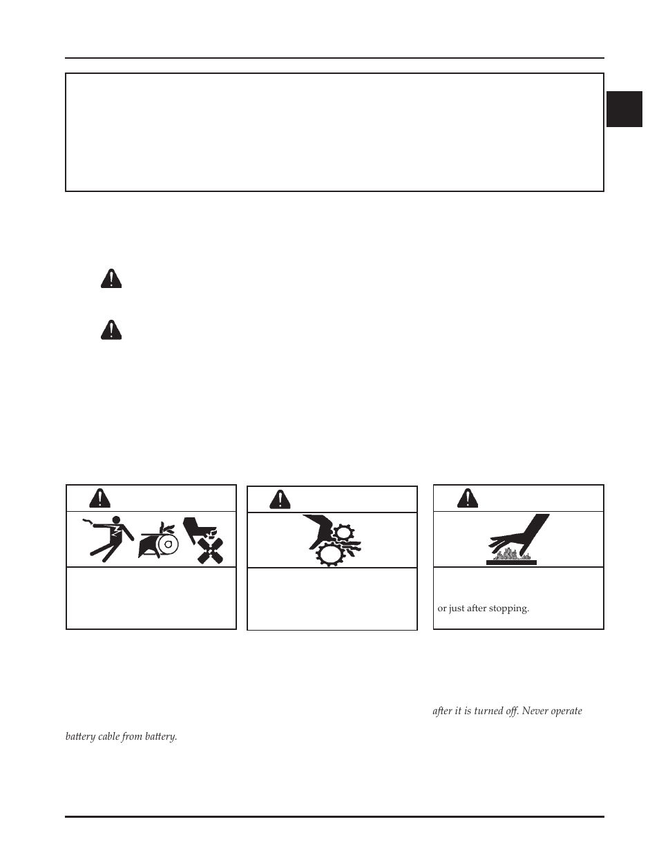 Section 1 safety and general information, Warning | Kohler Command Pro CV980 User Manual | Page 5 / 138