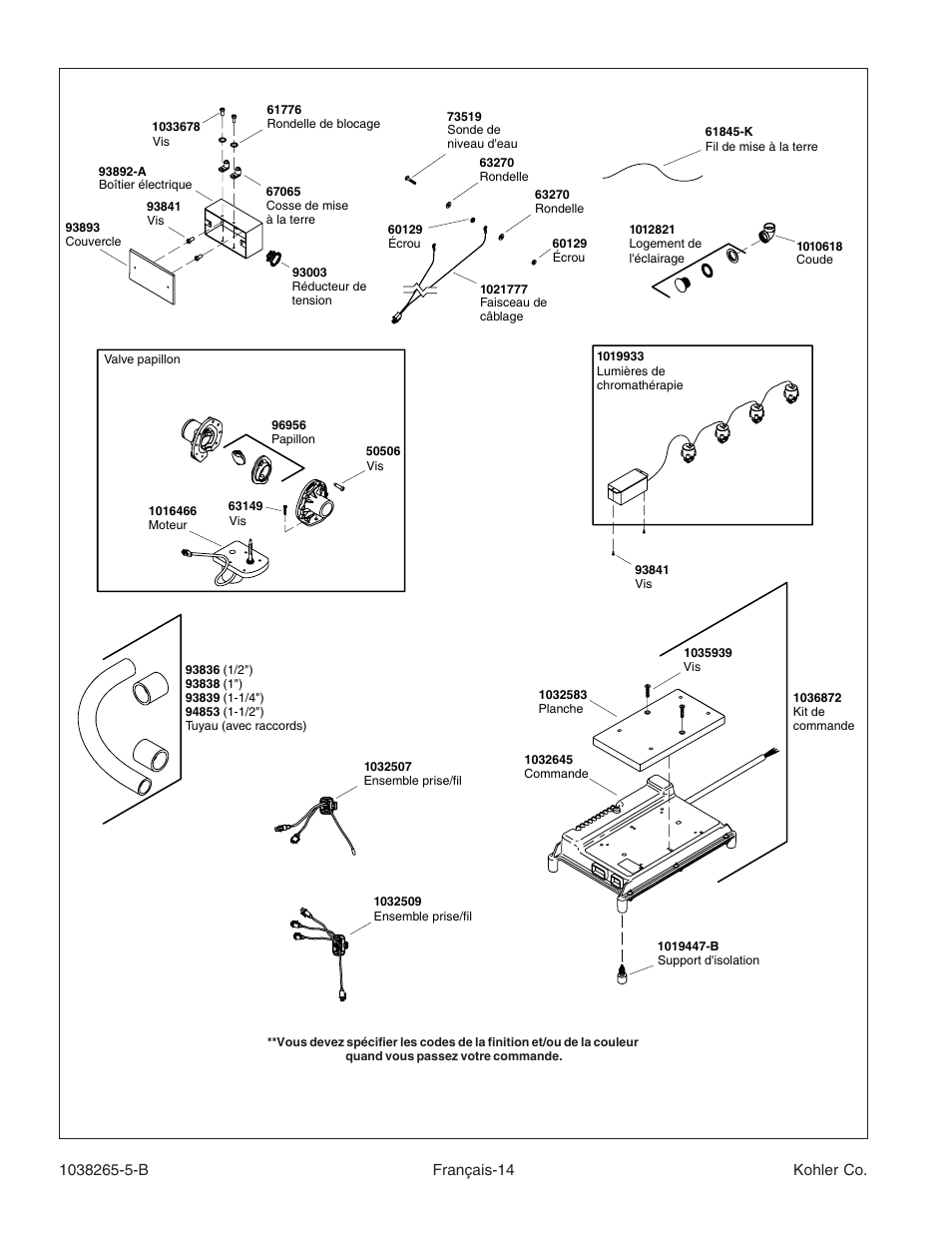 Kohler Bath With Airjets K-1375 User Manual | Page 30 / 48