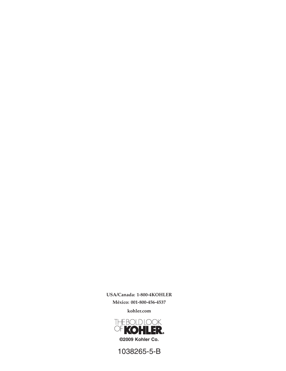 Kohler Bath With Airjets K-1375 User Manual | Page 48 / 48