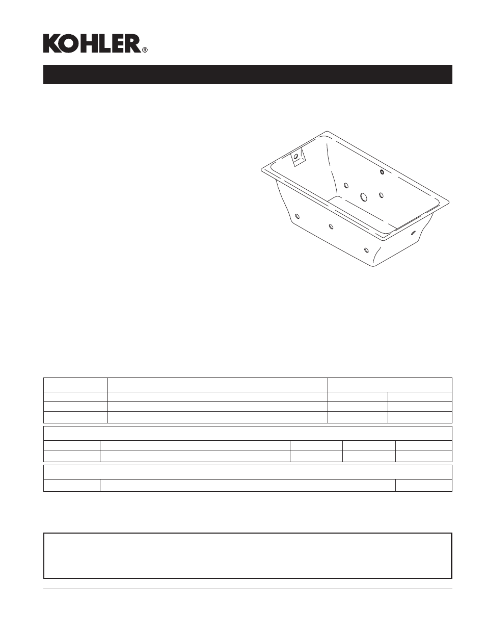 Kohler TEA-FOR-TWO K-856-H2 User Manual | 2 pages