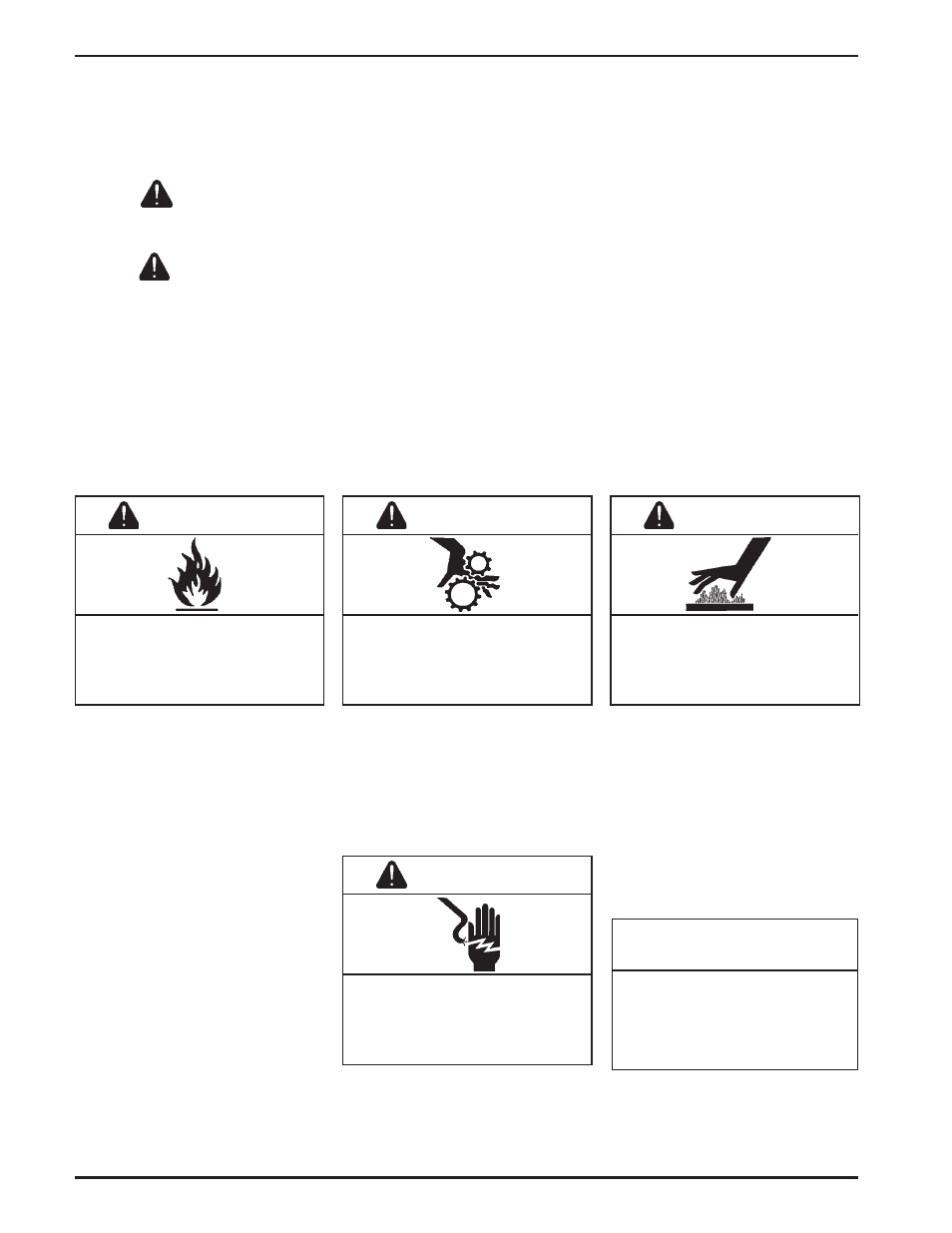 Warning, Caution | Kohler Command CH620 User Manual | Page 2 / 20