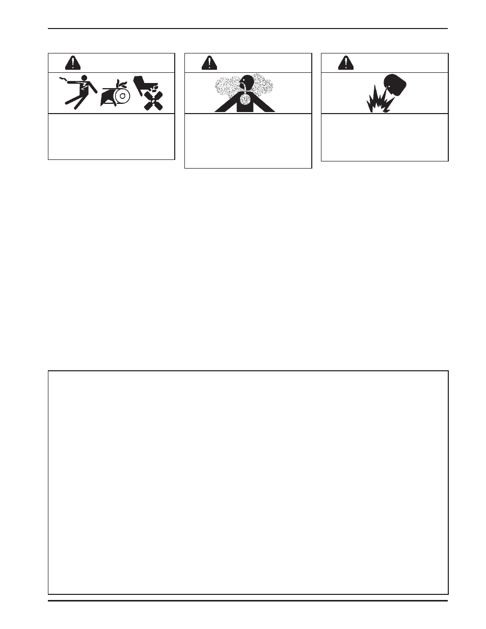 Warning | Kohler Command CH620 User Manual | Page 3 / 20