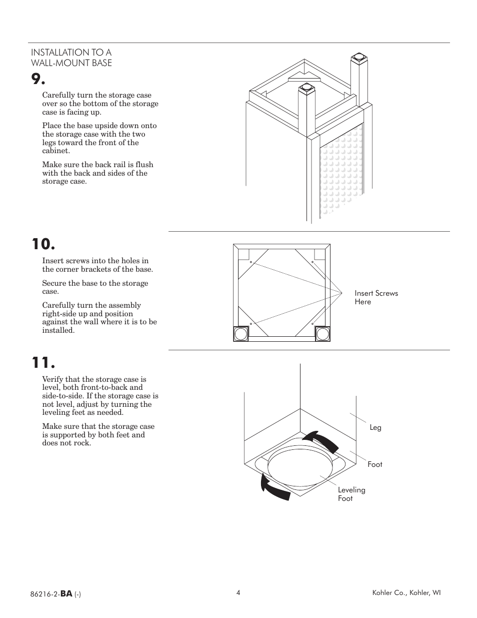 Kohler Tellieur 86216 2 BA User Manual | Page 4 / 8