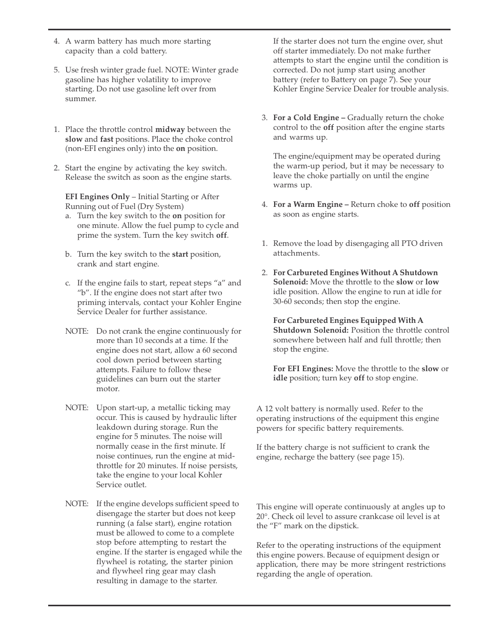 Kohler Aegis LH640 User Manual | Page 7 / 20